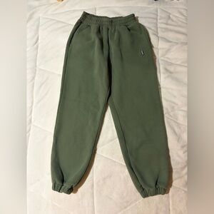 Cmfrt Green Sweatpants Fleece Joggers